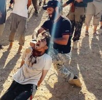 ISIS jihadi beheading in Syria
