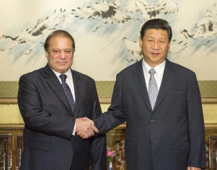 Nawaz Sharif & Xi Jinping