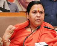 Uma Bharti is the Union Cabinet Minister for Water Resources, River Development and Ganga Rejuvenation