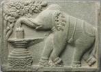 Elephant worshipping Shiva Lingam,  Quanzhou, China