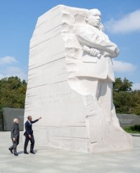 Obama & Modi on the National Mall in Washington