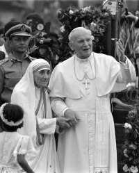 John Paul II & Mother Teresa