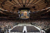 Narendra Modi at Madison Square Garden, New York (September 28, 2014)