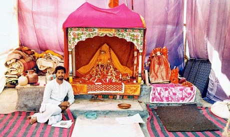 Temporary Sri Ram Lalla Virajman Temple at Ayodhya Sri Ram Lalla Temple, Ayodhya