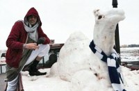 Saudi & Snow Camel