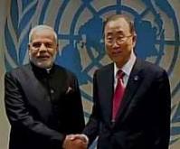 Modi & Ban Ki Moon