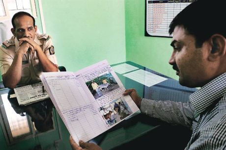 Cow identity register is kept in the Malegoan police stations. Malegoan cow register.