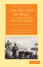 The History of India: As told by its own historians