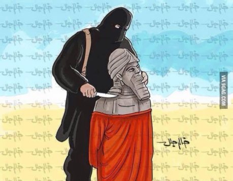 Following the example of the Prophet, ISIS "assassinates" the priceless heritage of Mesopotamia.