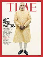 Modi on the Time cover May 18, 2015
