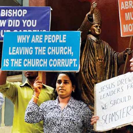 Parishioners of the Our Lady of Mercy Church, Thane