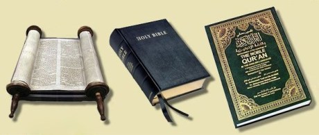 Torah, Bible, and Quran, Three versions of Three Holy Books