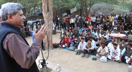 Sitaram Yechury at JNU