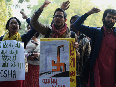 AISA anti-national protest at JNU