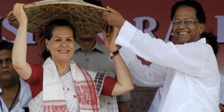 Sonia Gandhi & Tarun Gogoi