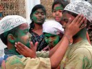 Muslims play Holi in Lucknow