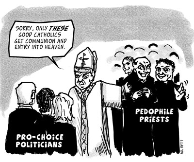 Paedophile priests go to heaven 