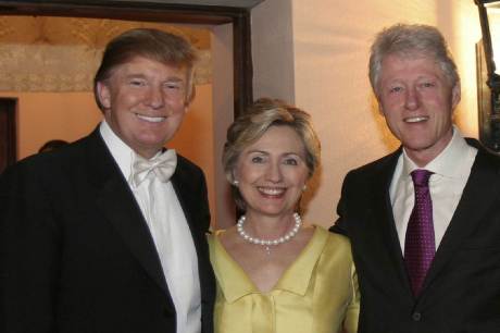 Donald Trump, Hillary & Bill Clinton