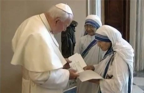 Pope John Paul II & Mother Teresa