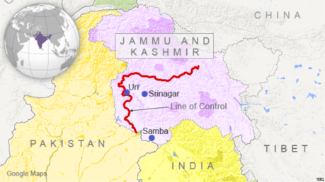 Line of Control Kashmir 2016