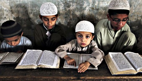 Saudi-funded Koran study in a madrasa