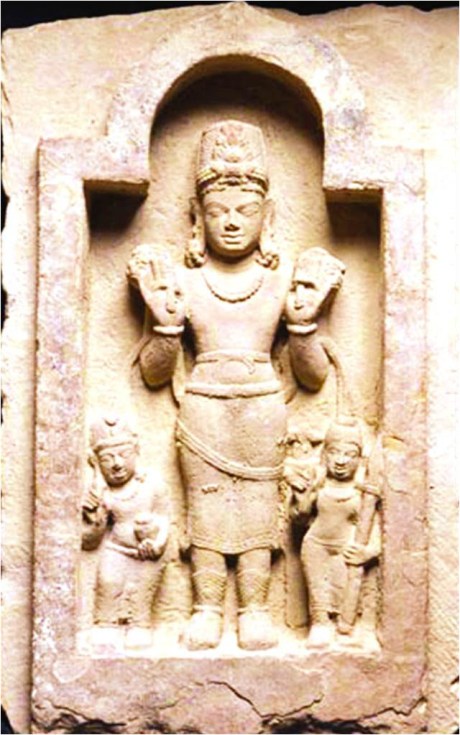 Pingala with Surya and Dandi : Pingala presents in his Chandaḥśāstra the first known description of a binary numeral system Pingala with Surya and Dandi