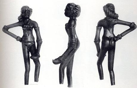 Mohenjo-daro's Dancing Girl (ca. 2500 BCE)