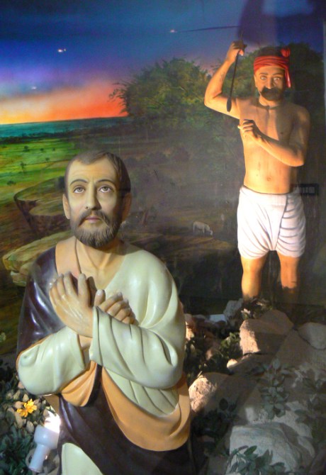 St Thomas and Hindu assassin