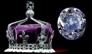 British crown with Koh-i-Noor diamond (front, center of cross) British crown with Koh-i-Noor diamond (front cross center)