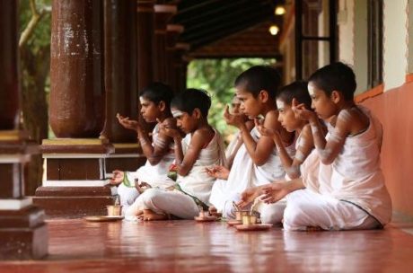 Brahmin boys in a Vedic school Brahmin boys in a Vedic school