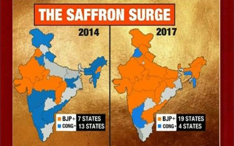 BJP Map 2017