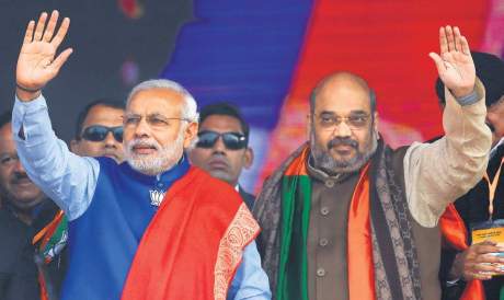 PM Modi and BJP President Shah