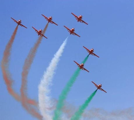 Indian Air Force performing on Republic Day Indian Air Force