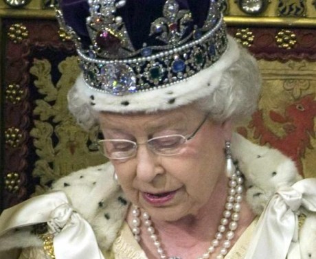 Elizabeth II with Crown