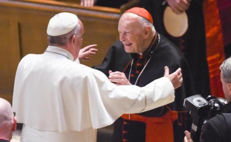 Pope Francis with Cardinal McCarrick