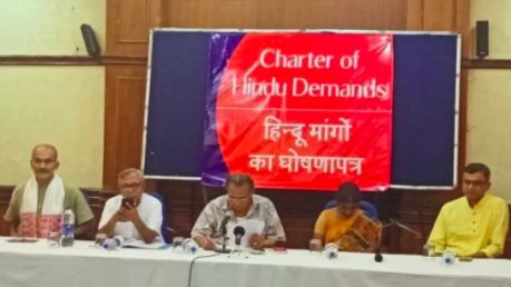 Satpal Singh (Himachal BJP MLA) and other prominent Hindus meet to petition Modi Sarkar for equal rights. Hindu group meets to petition for Hindu rights