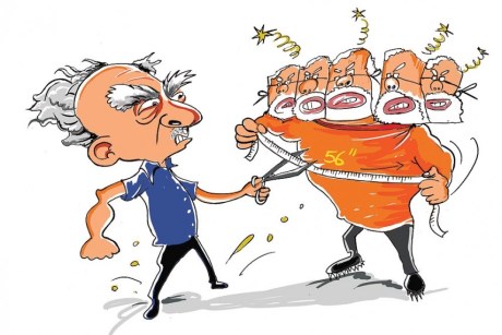 Arun Shourie Cartoon