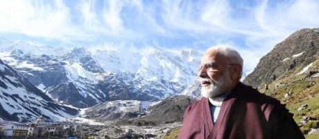 Narendra Modi at Kedarnath