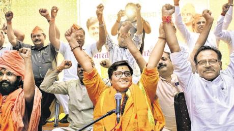 The Pragya Thakur vs Digvijaya Singh battle will be seen as one between a victim of a politically motivated investigation and a person who coined the term Hindu terror. Pragya Thakur