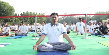 Union Minister of State for Shipping Mansukh Mandaviya : When you own your breath, no one can steal your peace! Mansukh Mandaviya