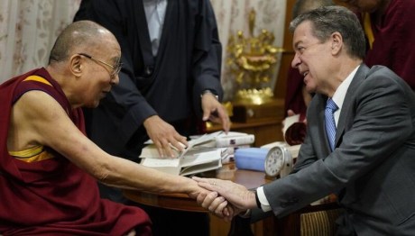 Dalai Lama & Sam Brownback