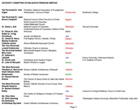USCIRF Commissioners Pg 2
