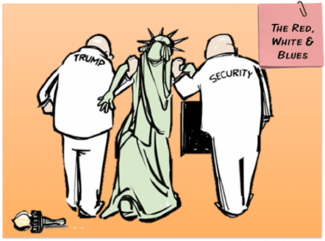 Liberty loses the tug-o'-war with Trump.