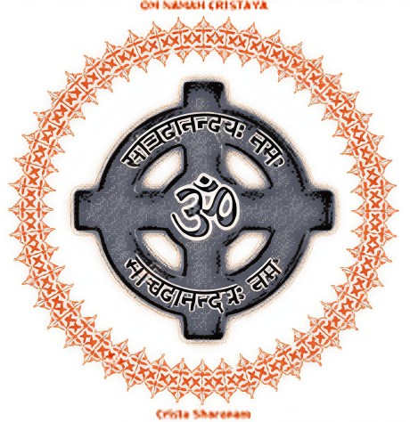 Om on Cross