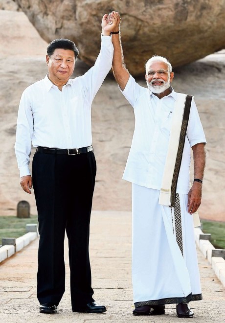 Narendra Modi & Xi Jinping (2019)