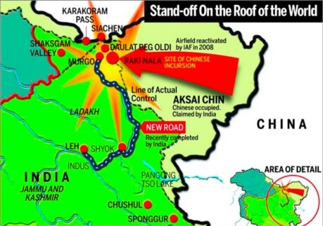 Ladakh Aksai Chin Map