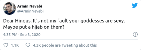 Armin Navabi Tweet (Sept. 3, 2020)