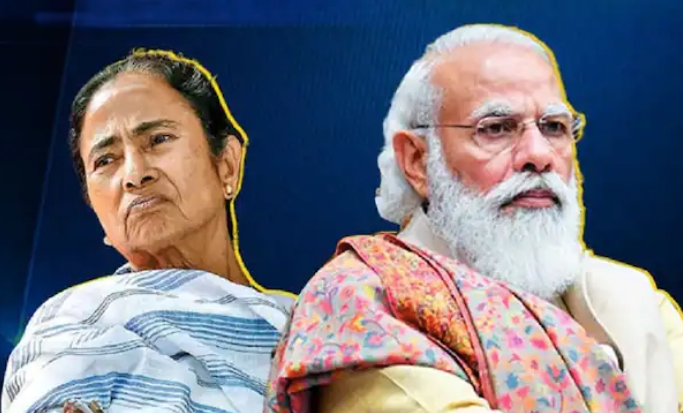 Mamata Banerjee & Narendra Modi