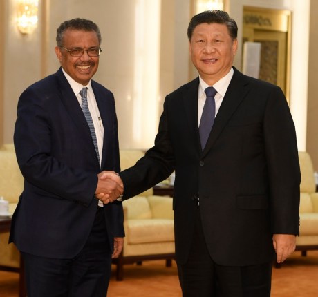 Tedros Adhanom & Xi Jinping