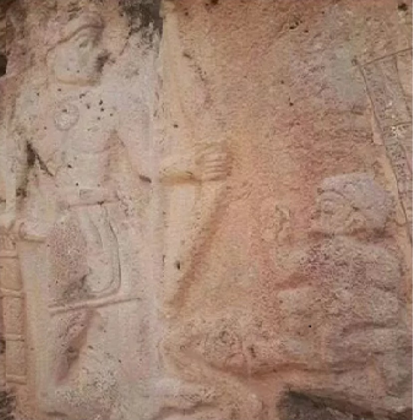 Stone relief in Iraq